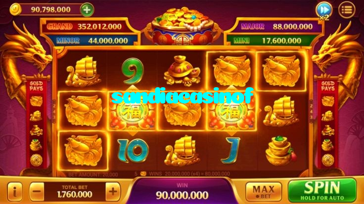 sandiacasinof casino presented on mobile device in Pakistan with slots and live games